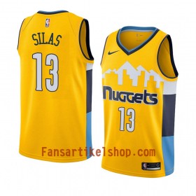 Denver Nuggets Trikot Xavier Silas 13 2018-2019 Nike Gelb Swingman - Herren